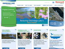 Tablet Screenshot of lakecleanup.com